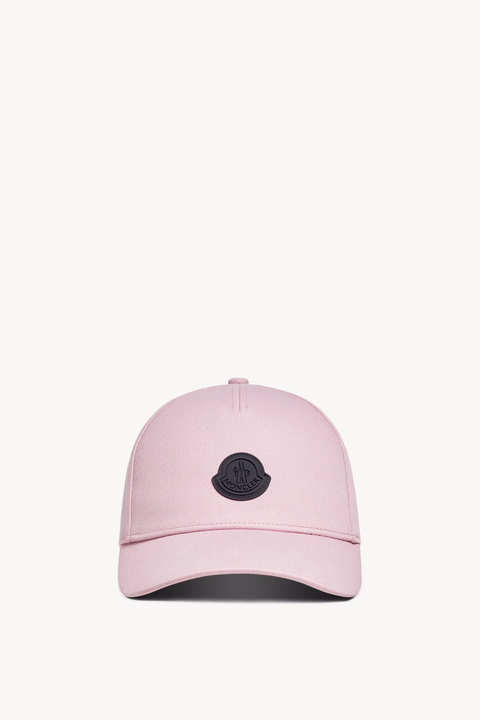 Cotton Gabardine Baseball Cap Women Pink Moncler 0
